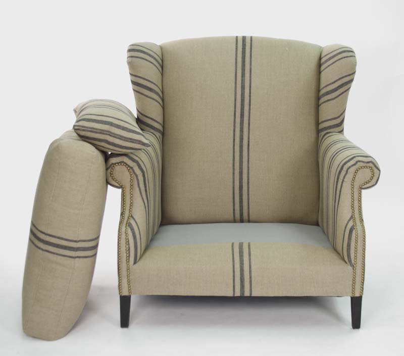 Zentique Leon Upholstered Wingback Chair Wayfair